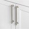 Gliderite Hardware 6-1/4 in. Center to Center Satin Nickel Classic Euro Bar Pull - 4361-160-SN 4361-160-SN-1 - alternate 3